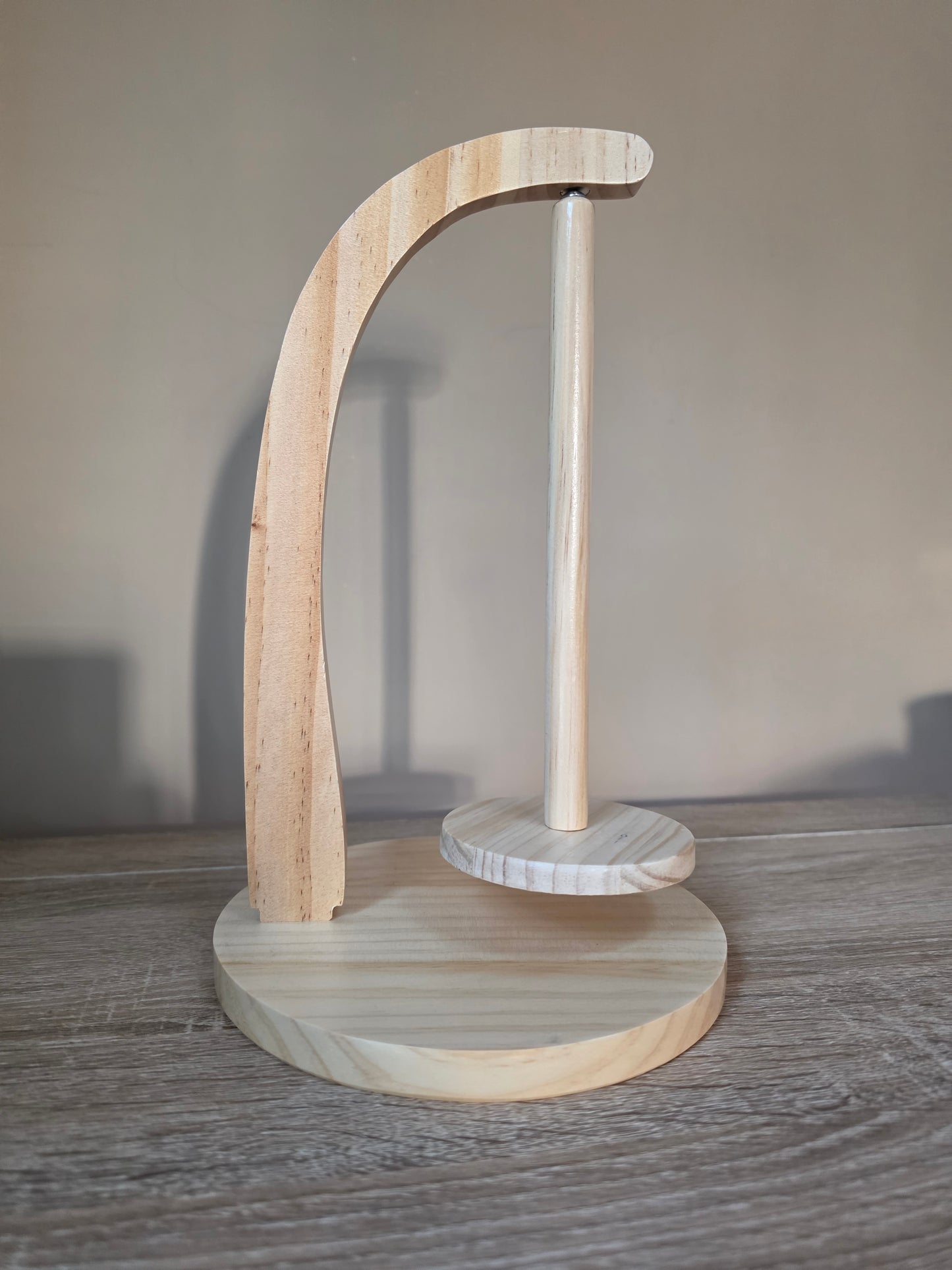 Solid Wood Rotating Yarn Reel with Upgraded Magnet - Knitting and Crochet