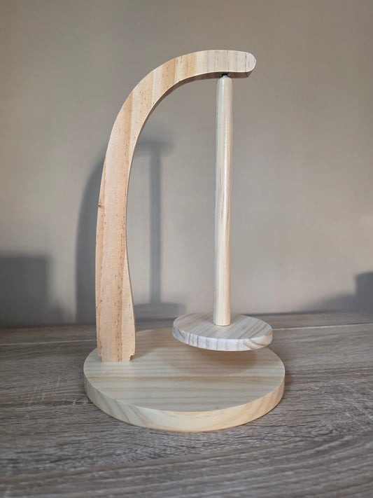Solid Wood Rotating Yarn Reel with Upgraded Magnet - Knitting and Crochet
