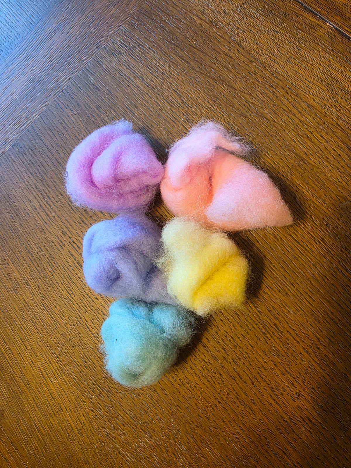 Refill Pastel Maori Felting Wool