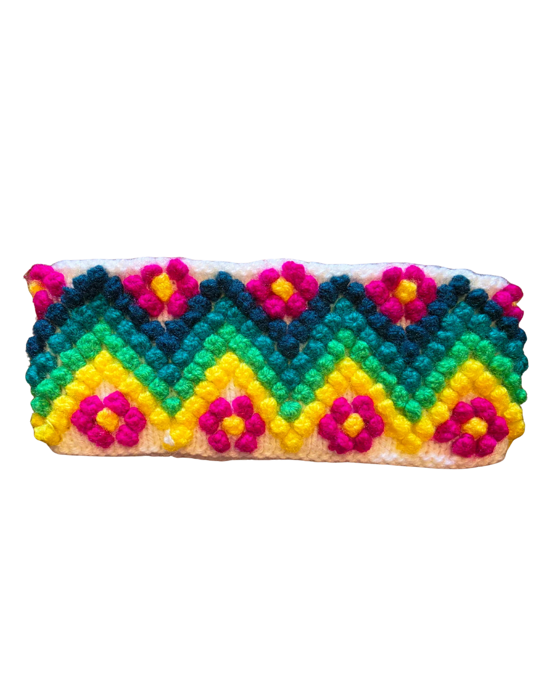 Alpaca Bobble Knit Headband