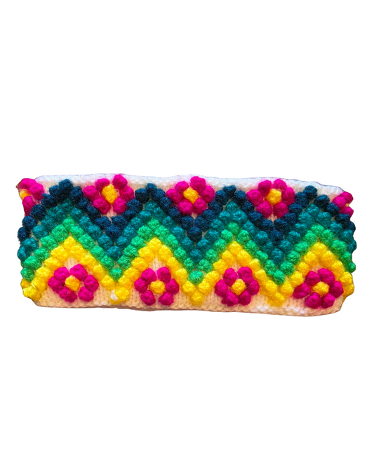 Alpaca Bobble Knit Headband